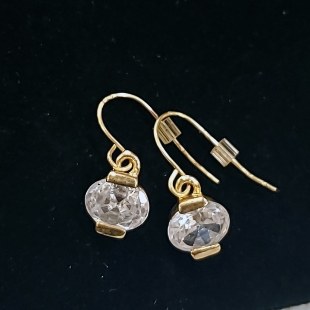 4/$20Cracked Glass Dangling Earrings , Boho, Minimalistic, Natural and Elegantπ΄